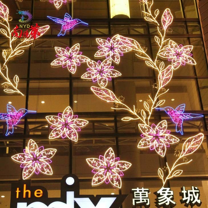Large Outdoor Christmas Decoration Street Light for Shopping Mall Building Decor