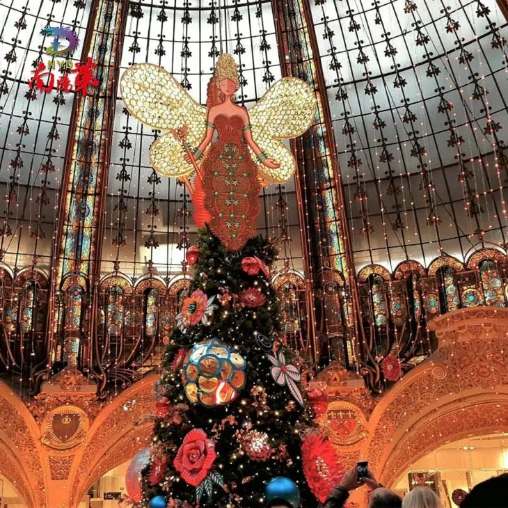 Huge Luxury Artificial Christmas Trees with angel