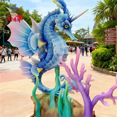 패브릭 바다 동물 등불 해양 장식